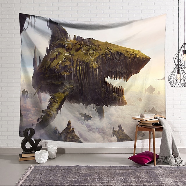 Home & Garden Home Decor | Landscape Shark Wall Tapestry Art Decor Blanket Curtain Hanging Home Bedroom Living Room Decoration P