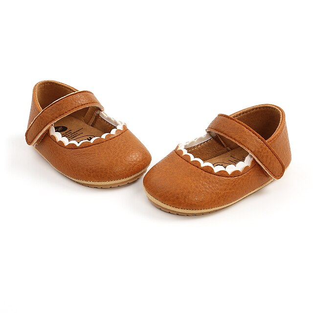 Shoes & Bags Kids Shoes | Boys and Girls Flats Baby & Toddler Shoes First Walkers PU Casual / Daily Infants(0-9m) Daily Indoor Y