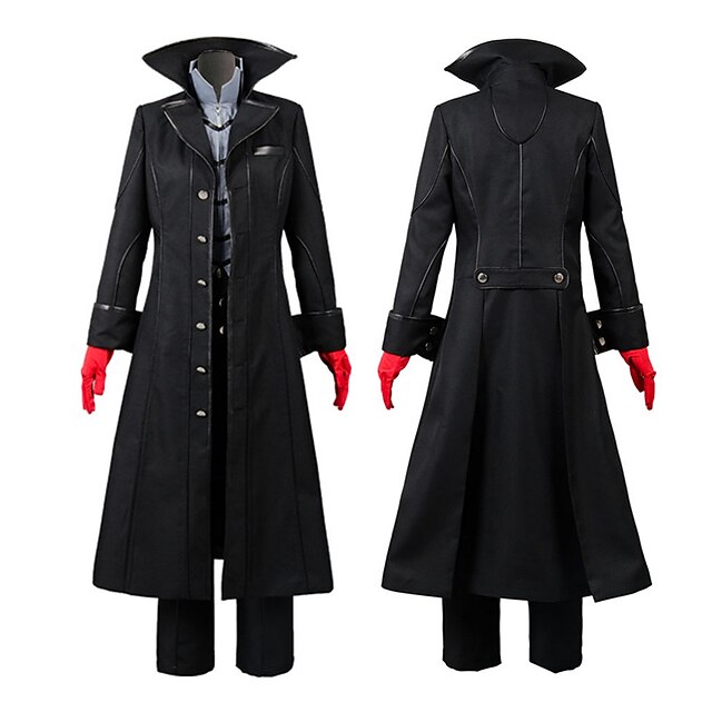  Inspired by Persona 5 Joker Ren Amamiya / Akira Kurusu Anime Cosplay Costumes Japanese Cosplay Suits Solid Colored Coat Top Pants For Men's Women's / Gloves / More Accessories / Gloves