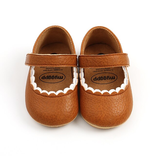 Shoes & Bags Kids Shoes | Boys and Girls Flats Baby & Toddler Shoes First Walkers PU Casual / Daily Infants(0-9m) Daily Indoor Y