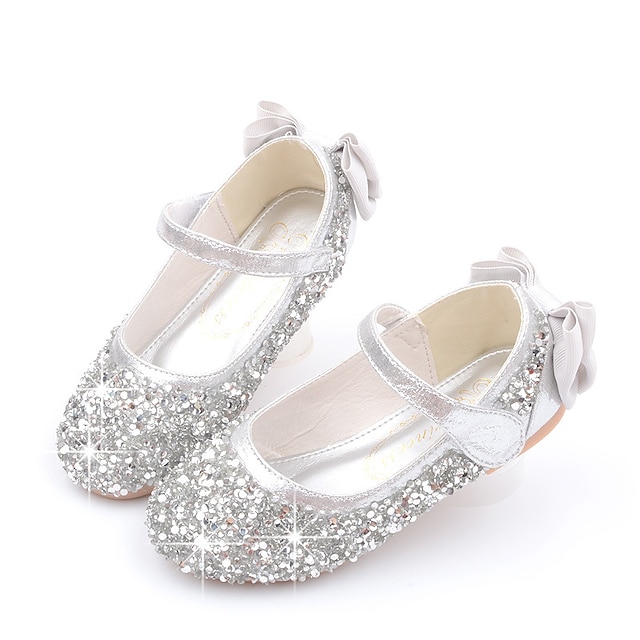 Shoes & Bags Kids Shoes | Girls Flats Lightweight Princess Shoes Leather Wedding Sequins Big Kids(7years +) Little Kids(4-7ys) W