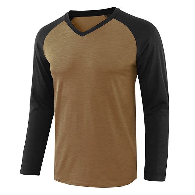 Sports & Outdoors Running, Jogging & Walking | Mens Long Sleeve V Neck Running Shirt Tee Tshirt Top Athletic Athleisure Breathab