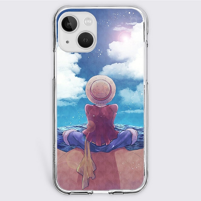  One Piece Cartoon Characters Phone Case For Apple iPhone 13 12 Pro Max 11 X XR XS Max iPhone 12 Pro Max 11 SE 2020 X XR XS Max 8 7 Unique Design Protective Case Shockproof Dustproof Back Cover TPU