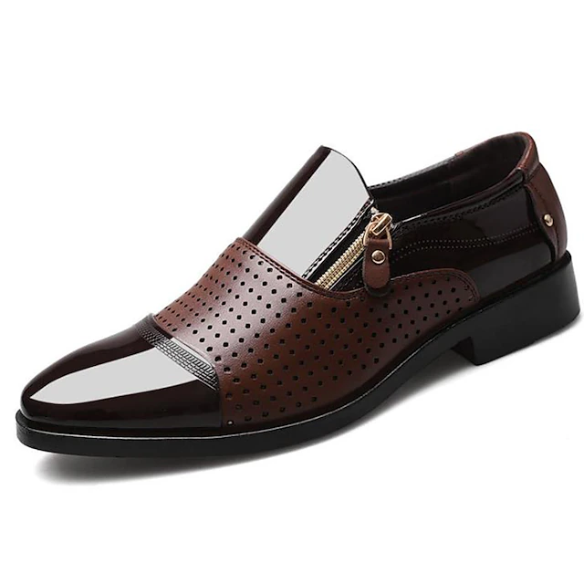 Men's Loafers & Slip-Ons Sequins Plus Size Leather Loafers Comfort ...