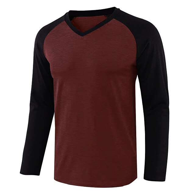 Sports & Outdoors Running, Jogging & Walking | Mens Long Sleeve V Neck Running Shirt Tee Tshirt Top Athletic Athleisure Breathab