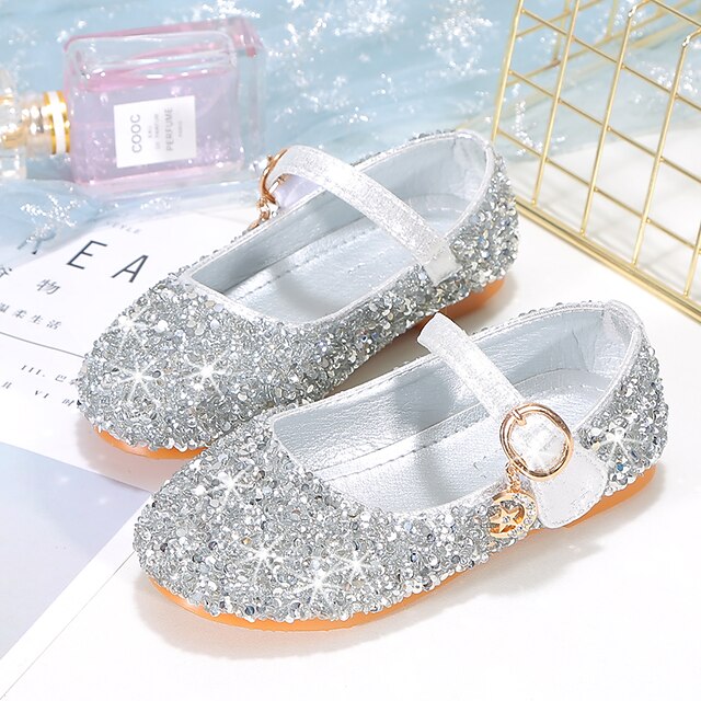 Shoes & Bags Kids Shoes | Girls Flats Flower Girl Shoes Formal Shoes Princess Shoes School Shoes Leather PU Walking Non Slip Wed