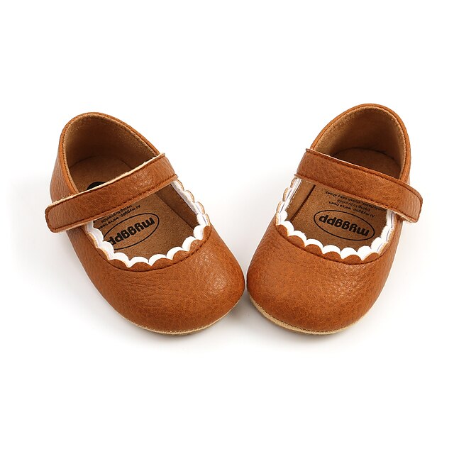 Shoes & Bags Kids Shoes | Boys and Girls Flats Baby & Toddler Shoes First Walkers PU Casual / Daily Infants(0-9m) Daily Indoor Y