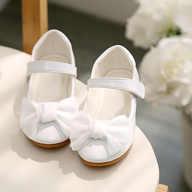 Shoes & Bags Kids Shoes | Girls Flats Flower Girl Shoes Patent Leather Wedding Dress Shoes Little Kids(4-7ys) Wedding Party Part