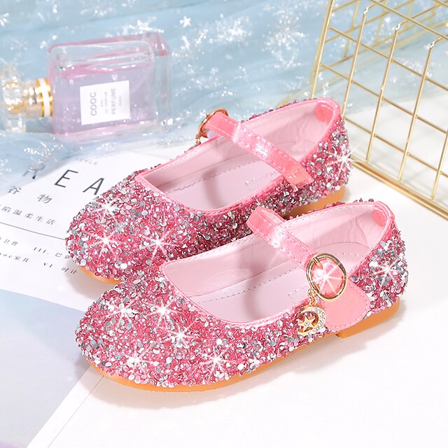 Shoes & Bags Kids Shoes | Girls Flats Flower Girl Shoes Formal Shoes Princess Shoes School Shoes Leather PU Walking Non Slip Wed