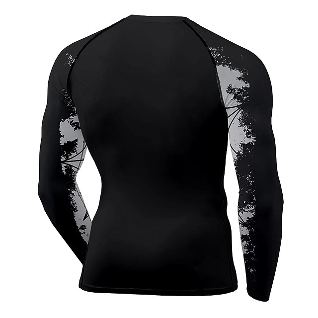 Sports & Outdoors Running, Jogging & Walking | 21Grams® Mens Long Sleeve Compression Shirt Running Shirt Top Athletic Athleisure