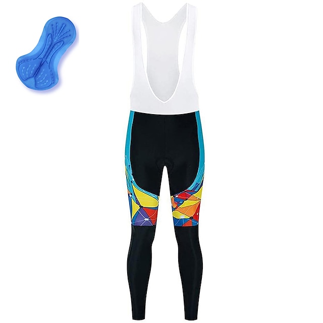 blue cycling tights