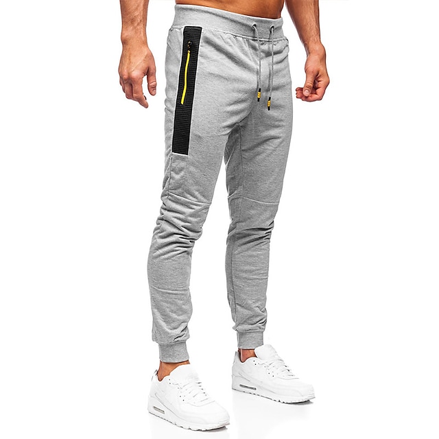 Mens Clothing Mens Bottoms | Mens Simple Chic & Modern Jogger Trousers Track Pants Pants Casual Daily Micro-elastic Solid Colore