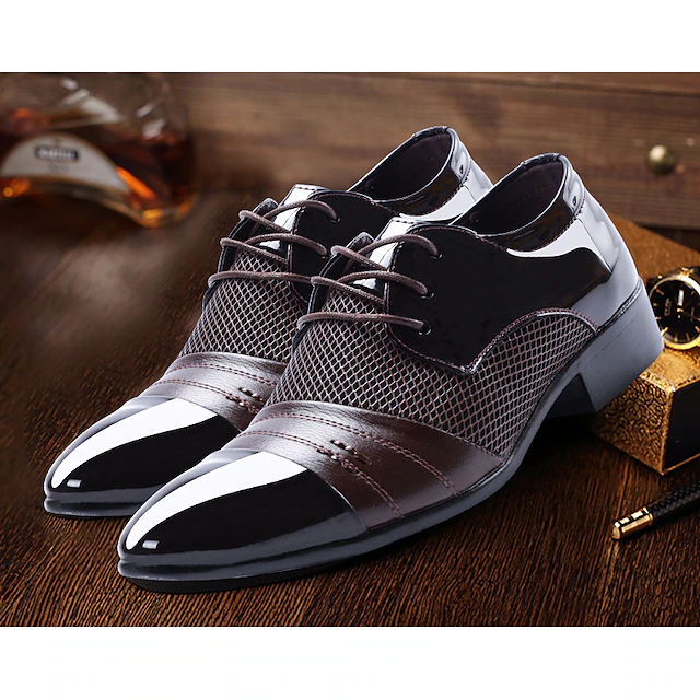 Men's Oxfords Derby Shoes Dress Shoes Business Classic British Daily ...