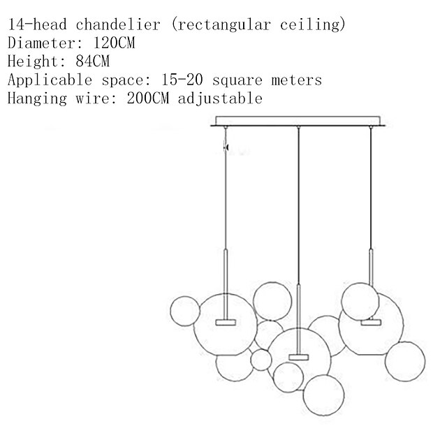 Lights & Lighting Pendant Lights | 120 cm Single Design Pendant Light Metal LED Nordic Style 110-240 V - DK58643