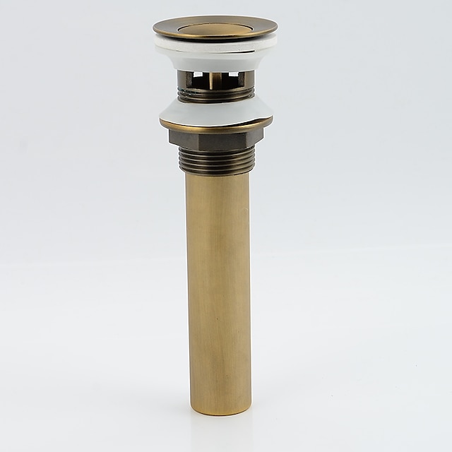  Faucet accessory - Superior Quality Pop-up Water Drain With Overflow Contemporary Brass Antique Brass