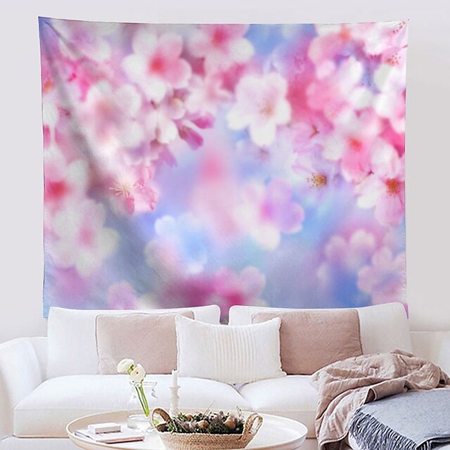 Home & Garden Home Decor | Blossom Wall Tapestry Art Decor Blanket Curtain Hanging Home Bedroom Living Room Decoration Polyester