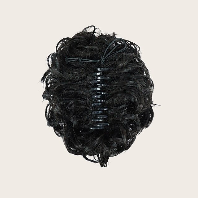 Beauty & Hair Wigs & Hair Pieces | chignons Hair Bun Clip In Synthetic Hair Hair Piece Hair Extension Curly Bouncy Curl Party Da