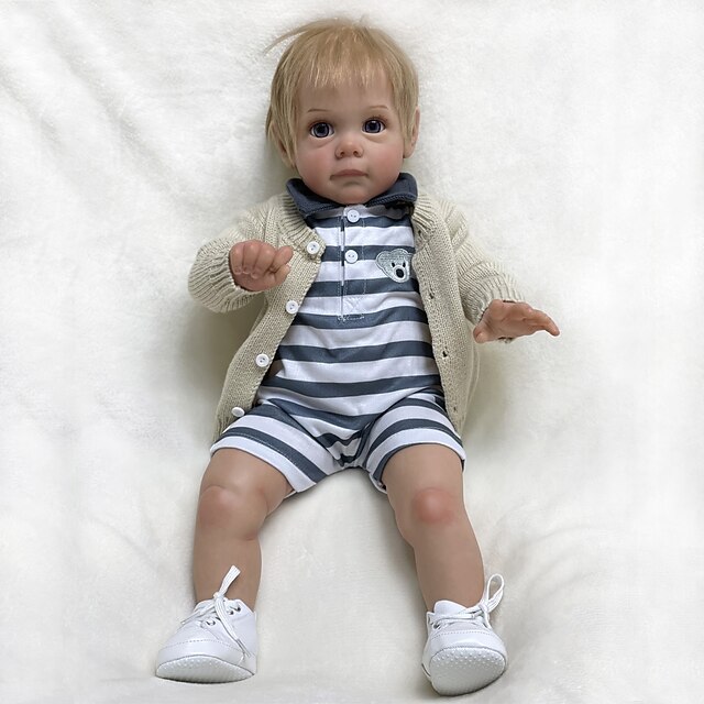 21 inch Reborn Baby Doll Baby Boy Reborn Baby Doll Harlow lifelike Gift