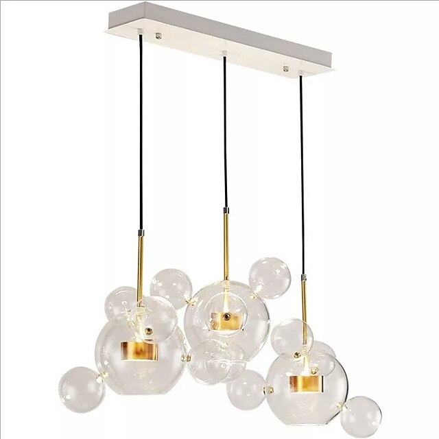 Lights & Lighting Pendant Lights | 120 cm Single Design Pendant Light Metal LED Nordic Style 110-240 V - DK58643