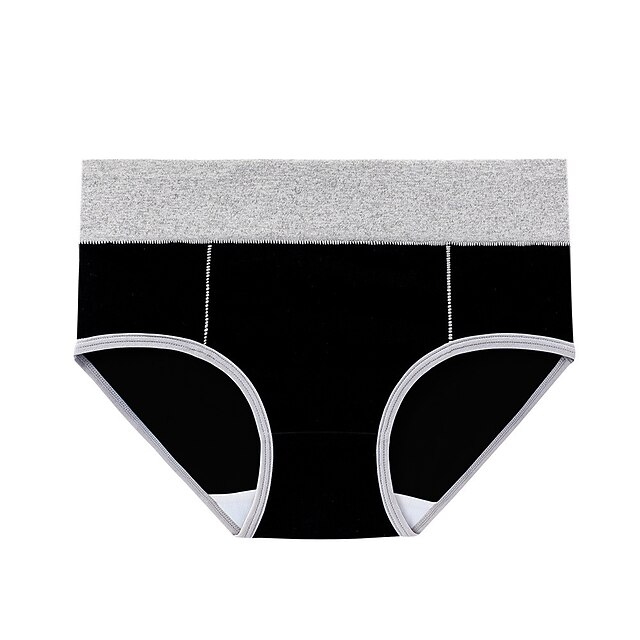 Ladies Low Boyshorts Panty Dark Burgundy Stripes Underwear W/ Pocket  Sizes M L 