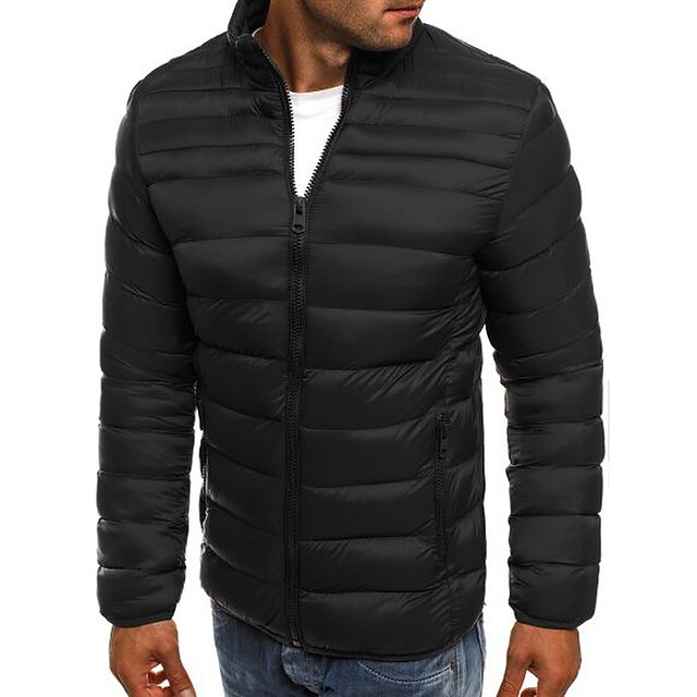 Men's Winter Coat Winter Jacket Puffer Jacket Quilted Jacket Hiking ...