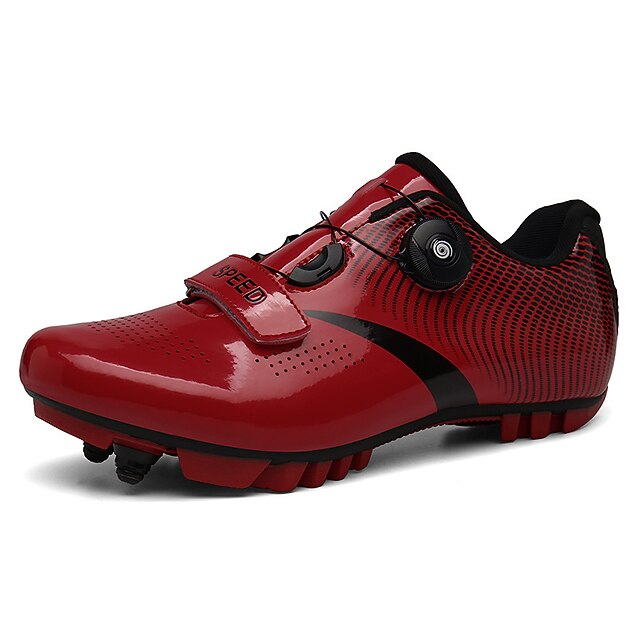 men's road cycling shoes compatible spd/spdsl double ratchet mtb cleat