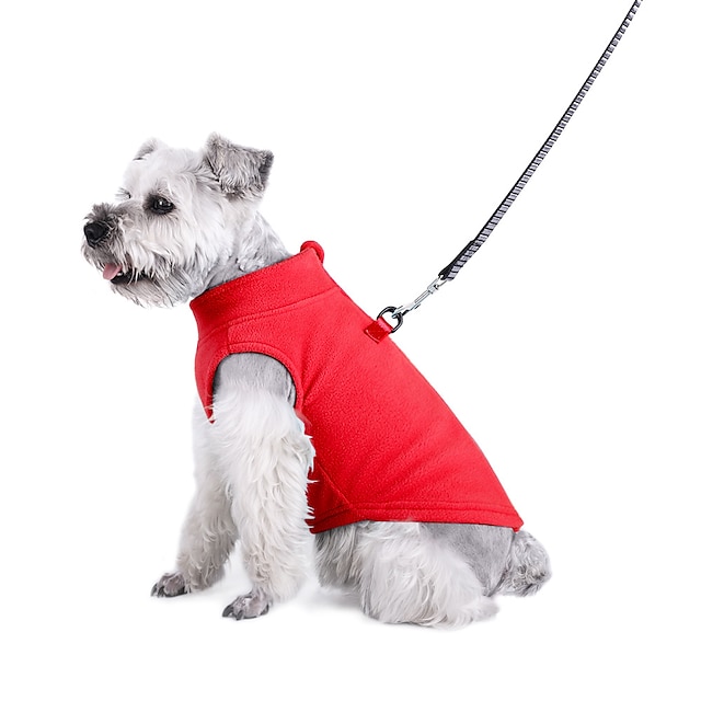 Ropa para perros con cremallera esponjosa, abrigo único, estilo chaleco, suéter de otoño e invierno, ropa para mascotas