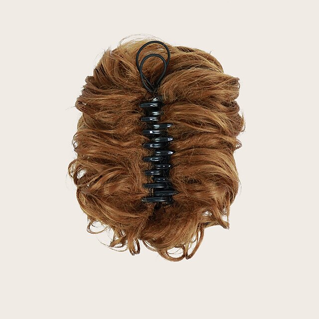 Beauty & Hair Wigs & Hair Pieces | chignons Hair Bun Clip In Synthetic Hair Hair Piece Hair Extension Curly Bouncy Curl Party Da