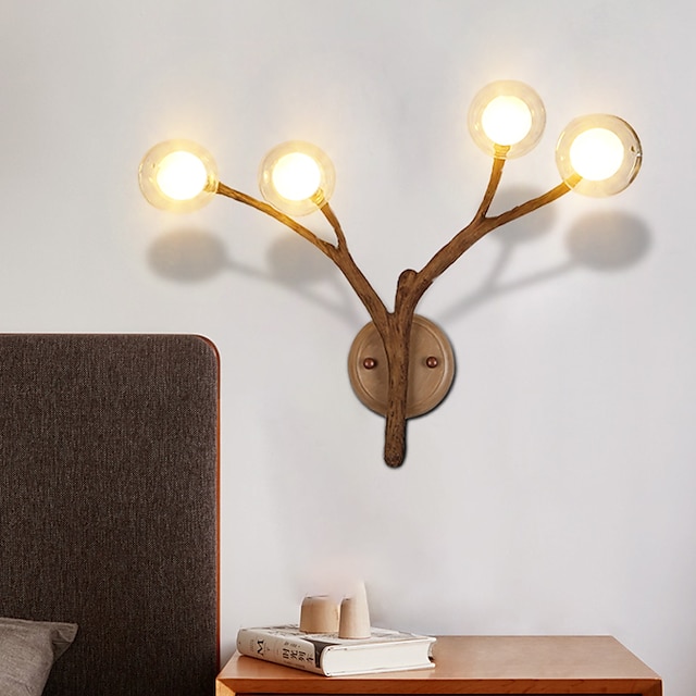  LED Nordic Style Flush Mount Wall Lights Living Room Shops / Cafes Resin Wall Light 110-240 V