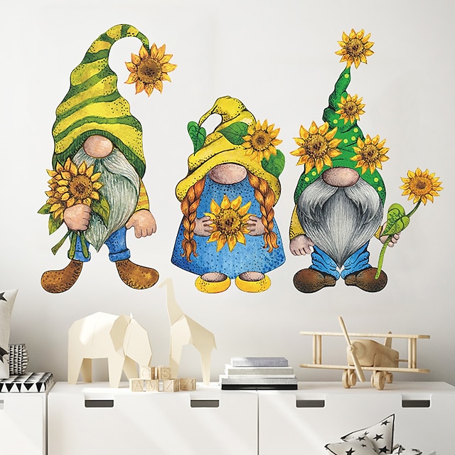 Home & Garden Home Decor | Cartoon Wall Stickers Living Room Kids Room Kindergarten Removable Pre-pasted PVC Home Decoration Wal