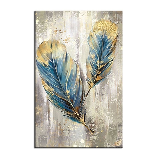 Home & Garden Wall Art | Oil Painting Handmade Hand Painted Wall Art Modern Abstract Pop Art Feather Home Decoration Decor Rolle