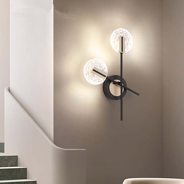 Lightinthebox 1-światło śliczne oświetlenie ścienne led nowość projekt nowoczesne kinkiety wewnętrzne salon sypialnia akrylowa lampa ścienna 110-120v 220-240v