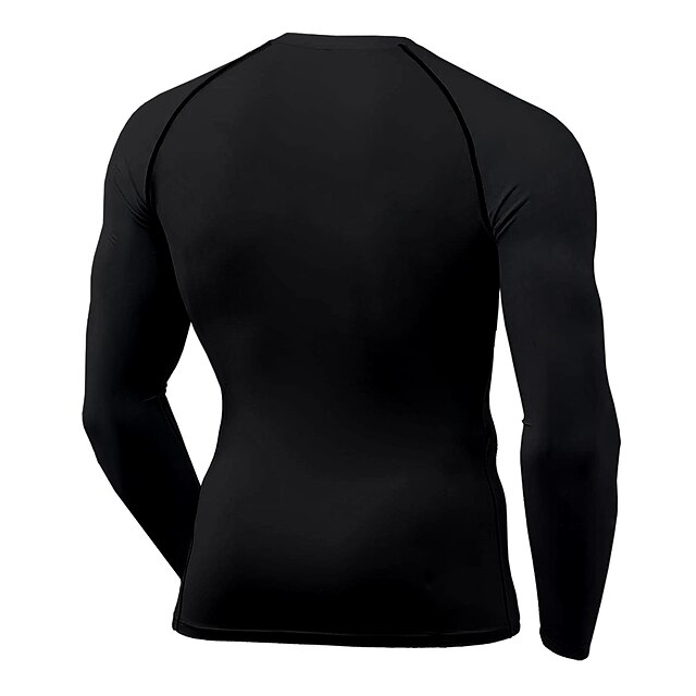 Sports & Outdoors Running, Jogging & Walking | 21Grams® Mens Long Sleeve Compression Shirt Running Shirt Top Athletic Athleisure