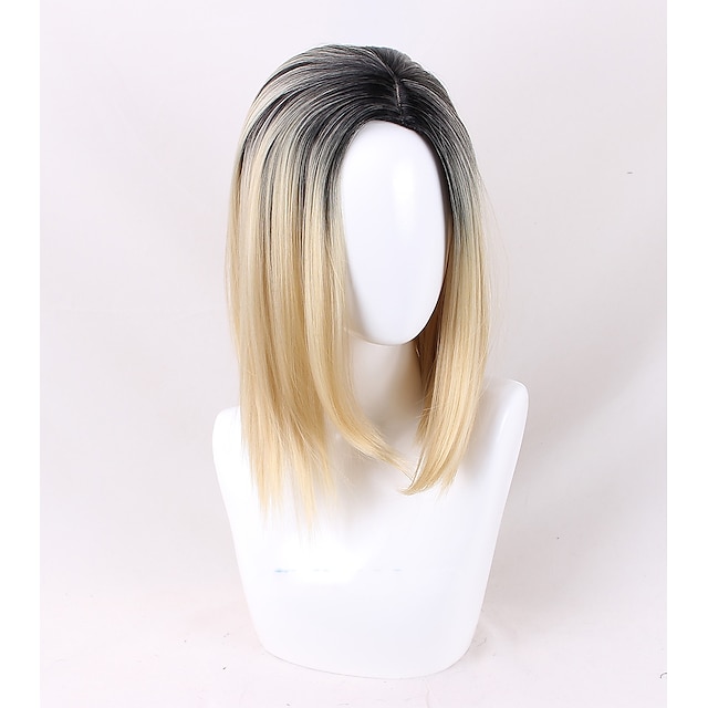 Beauty & Hair Wigs & Hair Pieces | Chucky Wig Bride of Chucky Women Blonde Black Center Parting Role Play Jennifer Tilly Heat Re