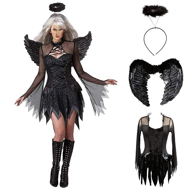 Toys & Hobbies Cosplay & Costumes | Bride Fallen Angel Ghost Bride Cosplay Costume Outfits Teen Adults Womens Cosplay Vacation D