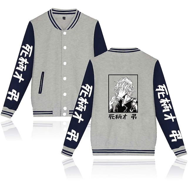 Toys & Hobbies Cosplay & Costumes | Inspired by My Hero Academia / Boku No Hero Shigaraki Tomura Varsity Jacket Poly / Cotton An