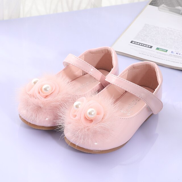 Shoes & Bags Kids Shoes | Girls Flats Flower Girl Shoes Princess Shoes Patent Leather Little Kids(4-7ys) Wedding Casual Magic Ta