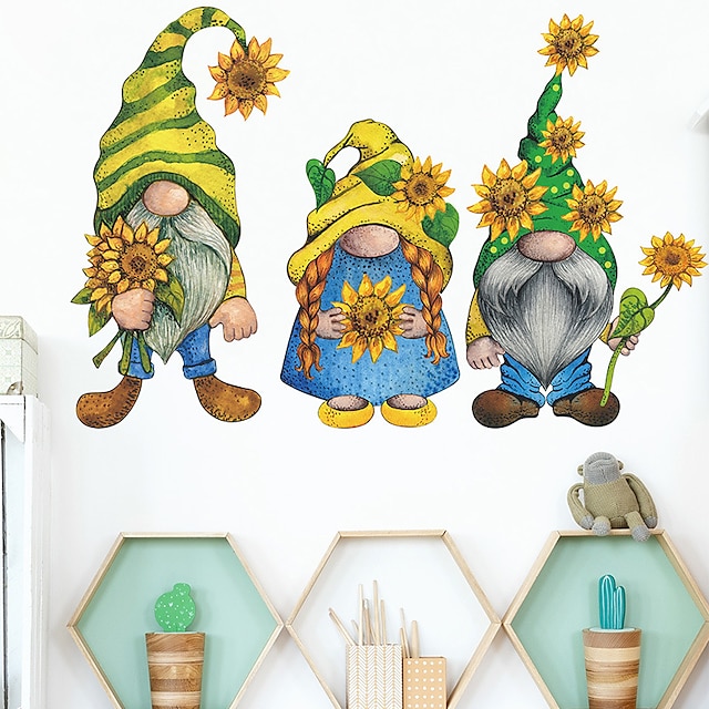 Home & Garden Home Decor | Cartoon Wall Stickers Living Room Kids Room Kindergarten Removable Pre-pasted PVC Home Decoration Wal