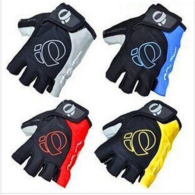  Bike Gloves Cycling Gloves Fingerless Gloves Half Finger Mountain Bike MTB Road Bike Cycling City Bike Cycling Anti-Slip Breathable Protective Sports Gloves Lycra Yellow Red Blue for Adults' Camping