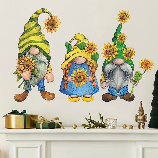 Home & Garden Home Decor | Cartoon Wall Stickers Living Room Kids Room Kindergarten Removable Pre-pasted PVC Home Decoration Wal