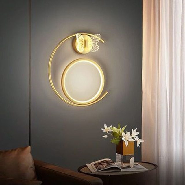  lightinthebox led מנורת קיר מודרנית פשוט סלון רקע מנורת קיר יצירתי נורדי פרפר מנורת קיר