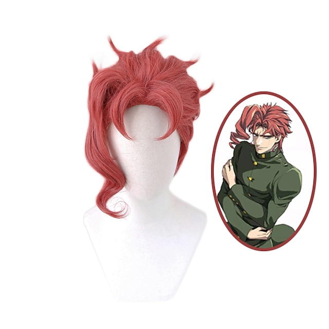 Beauty & Hair Wigs & Hair Pieces | Kakyoin Noriaki Kakyouin Short Wig Cosplay Costume jojos Bizarre Adventure Heat Resistant Syn