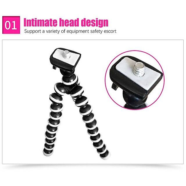 Phones & Accessories Phone Mounts & Holders | Mini Tripod Bracket Portable Flexible Mobile Phone Smartphone Tripods Foldable Des