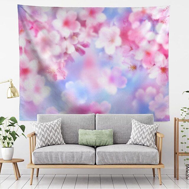 Home & Garden Home Decor | Blossom Wall Tapestry Art Decor Blanket Curtain Hanging Home Bedroom Living Room Decoration Polyester