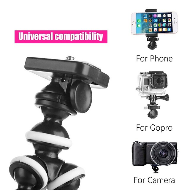 Phones & Accessories Phone Mounts & Holders | Mini Tripod Bracket Portable Flexible Mobile Phone Smartphone Tripods Foldable Des