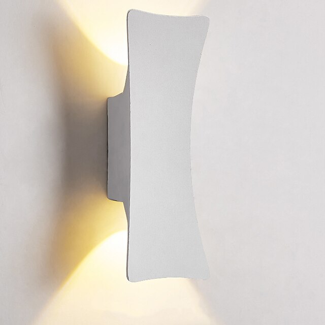  2-Light 24cm LED Outdoor Wall Lights Eye Protection  Nordic Style Wall Lights Living Room Dining Room Aluminium Alloy Wall Light 110-240V