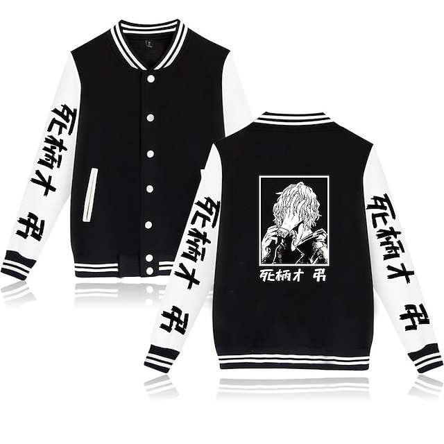 Toys & Hobbies Cosplay & Costumes | Inspired by My Hero Academia / Boku No Hero Shigaraki Tomura Varsity Jacket Poly / Cotton An