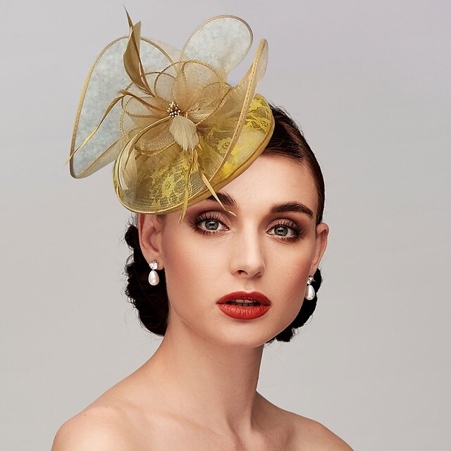 Feathers / Net Fascinators / Hats / Headpiece with Feather / Cap ...