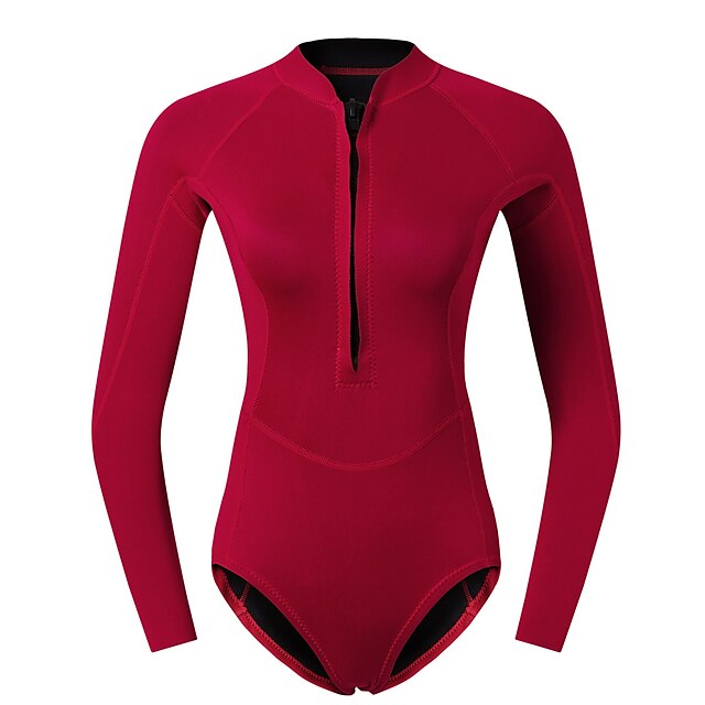 Sports & Outdoors Surfing, Diving & Snorkeling | Womens Shorty Wetsuit One Piece Swimsuit 2mm CR Neoprene Diving Suit Thermal Wa