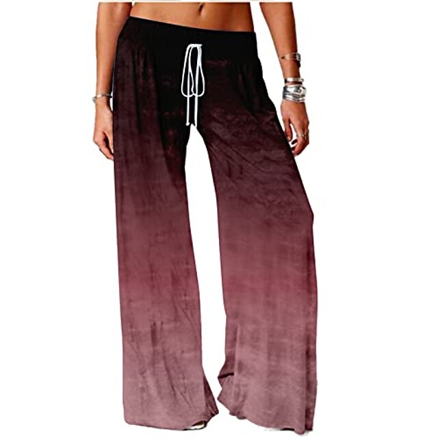 tie dye printing pants plus size 